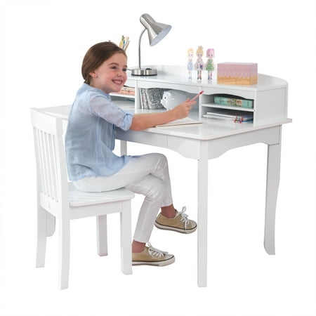 KidKraft Avalon Desk with Hutch and Chair - White ...