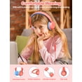 thumbnail image 4 of Auriculares para niños con micrófono | 4+ Año Niño Adolescente | Diadema ajustable | Diseño plegable | Cable auxiliar de 3,5 mm New Bee KH18, 4 of 5
