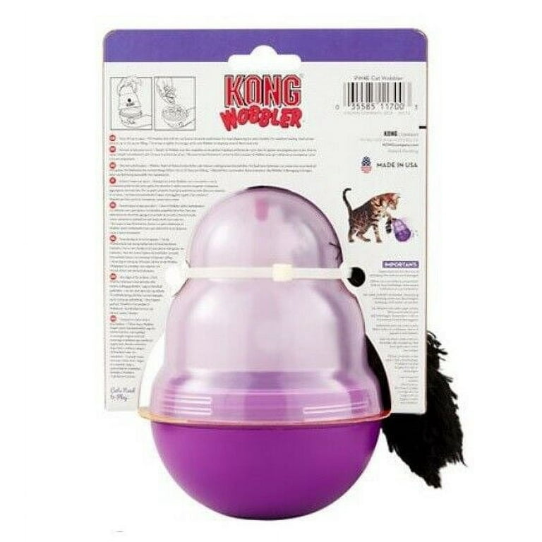 KONG Wobbler Cat Toy, Purple 