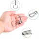 thumbnail image 3 of sweethay LLavero de aleación de Zinc, mosquetón de escalada multiusos, fuerte rodamiento de carga, bloqueo de seguridad para escalada, Clip de escalada Automoción decorativa y accesorios sweethay VI007128-00, 3 of 6