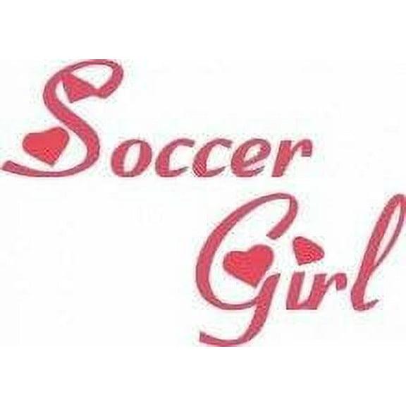 Custom Wall Decal Soccer Girl - Girls Bed Room - Sticker - Vinyl Wall