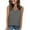 Gray, variant on ZyeKqe Tank Tops for Women Sleeveless Basic Tee Summer V Neck T Shirts Loose Fitted Fashion Clothes