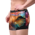 thumbnail image 2 of Fotbe Bioluminescent Underwater Flower Calzoncillos Tipo Boxer con Bolsa de Soporte Total para Hombre, X-Temp Fresco, Transpirable y de Secado Rápido-XX-Large, 2 of 5