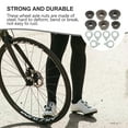 thumbnail image 3 of 1 Set Bike Hub Nuts Hub Axle Fastening Nut and Hanger Kit for Bike Bicycles, 3 of 6