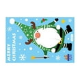 thumbnail image 1 of karymi Santa Claus Rudolph Sticker Christmas Shopping Mall Glass Window Decoration Clearance, 1 of 2