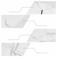 thumbnail image 4 of Waffle Polos Shirts for Adult Men 1/4 Zip Short Sleeve Casual Golf T-Shirt Slim Fit Quarter Zipper Pullover Summer Soft and Breathable Tee Shirts Solid Color Plain Lapel Sport Tops, 4 of 7