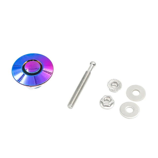 Youkk Car Modification Lightweight And Stylish Hood Lock Multiple Styles Available multicolor DP16-32 1Set