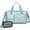 Cute Shiba Inu, variant on Women Men Gym Bag,Dachshunds on the Beach Small Duffle Bag Spend the Night Bags for Women with Shoes Compartment Washbag,Detachable Shoulder Strap,19.7x8.3x11 Inches