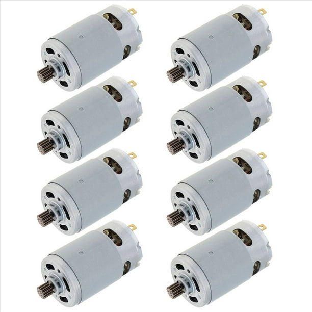 8X Motor Cepillado RS550 de 21 V, 14 Dientes, Adecuado para Minisierra de Troncos Inalámbrica de 4/6 Pulgadas, Accesorios para Herramientas de Motosierra