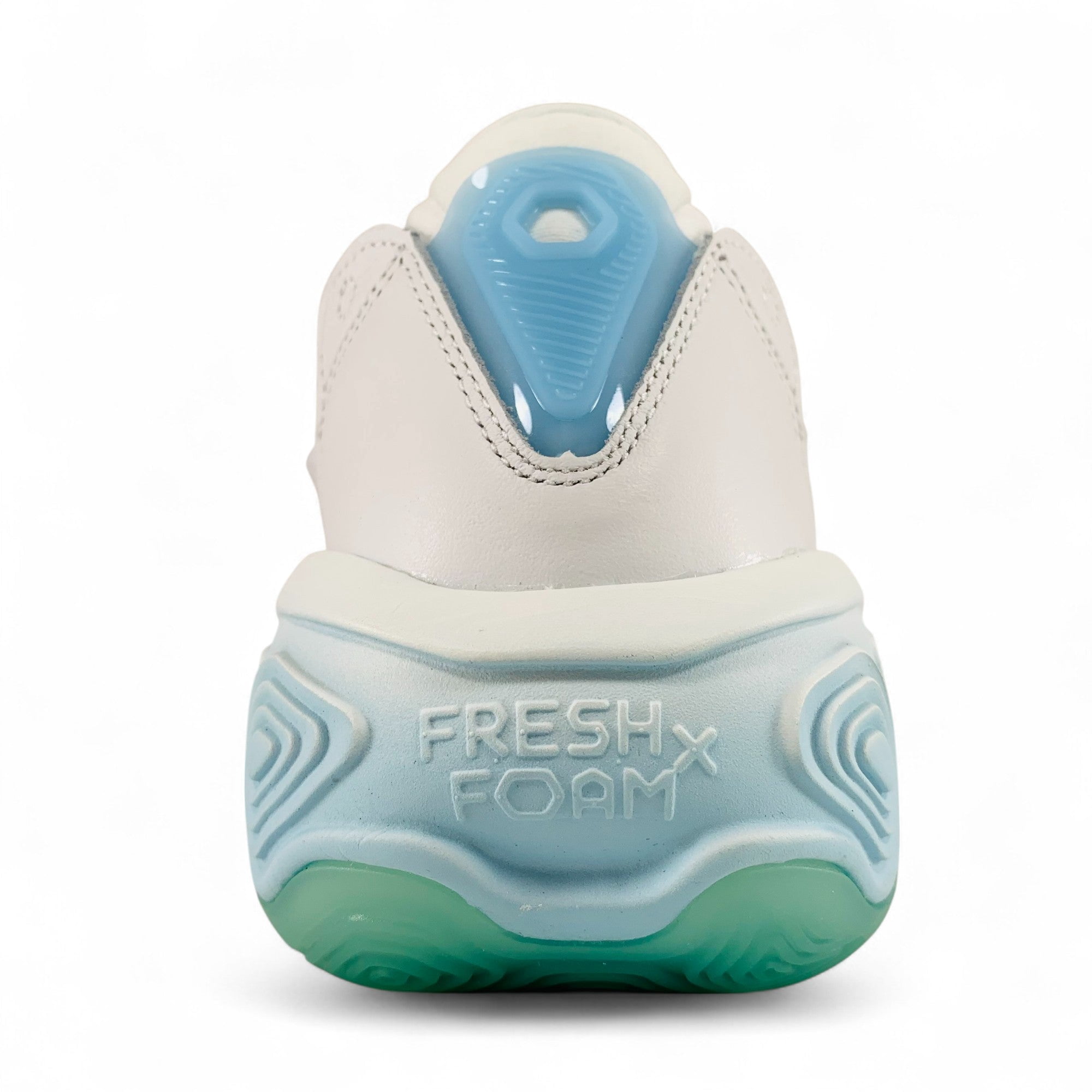 New Balance Fresh Foam BB v2 Shoes Mens Size 18 White Blue Basketball BBFRSHW2 New Balance Fresh Foam BB V2 Light Chrome Blue BBFRSHW2  main image 4