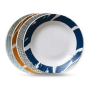 Corelle Geometrica 4-Piece Set of 23 oz Bowls, Service for 4, Assorted Color Bowls