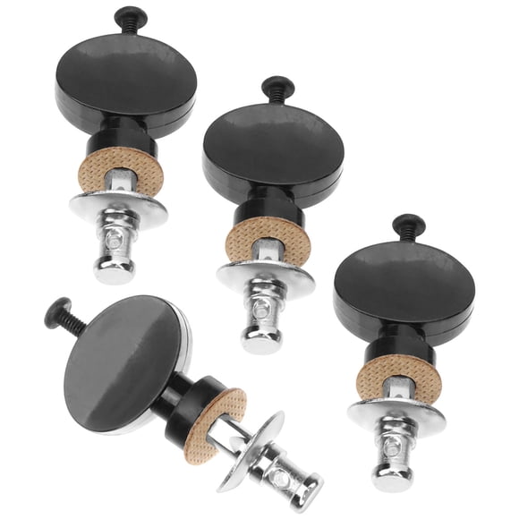 FOMIYES 4Ud De Afinación Para Ukulele Tamaño Pequeño Cuerpo Metálico Negro Para Uso En Instrumentos Musicales