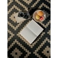 thumbnail image 3 of Furnish My Place Outdoor Collection Accent Diamond Rug - 2 ft. x 3 ft. Charcoal, Moroccan Water Proof Rug for Bedrooms, Gardens, Patio, 3 of 8