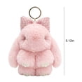 thumbnail image 3 of Bunny Keychain with Tin - 5.1" Handmade Bunny Plush Keychain with Gift Tin Box, Soft Rabbit Bag Charm Pendant, Cute Fluffy Key Ring Accessory for Backpack Purse Keys Gift Idea, 3 of 13