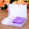 thumbnail image 3 of Interdental Brushes Between Teeth Cleaners Dental Cleaning Tool Portable Floss Pick 10pcs（Purple）, 3 of 5