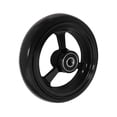 thumbnail image 4 of RIANTWHEEL , 4 X 1.0 Pouces, Roues en PU, Roulettes de Fauteuil Roulant, Jante en Aluminium, une Paire (Argent), 4 of 4
