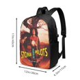 thumbnail image 2 of Mochila de viaje para portátil Stone Temple Pilots, resistente al agua, con puerto de carga USB, ideal para la universidad y la escuela, para hombre y mujer., 2 of 5