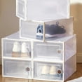 thumbnail image 4 of OUNONA 2Ud Cajas De Plástico Para Guardar Zapatos De Material PP Premium Con Cajón, 4 of 8