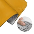 thumbnail image 5 of Xecao Goldenrod 2-Piece Vintage Seamless Anti-Skid Mat Set, featuring a stylish pattern for a safe and elegant toilet rug experience, 5 of 6
