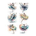 thumbnail image 2 of 2x Pegatinas De Pared De Bailarina De Ballet Calcomanías De Pared De Bailarina De Ballet Para Dormitorio De Niñas, 2 of 6