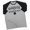 T-Shirt Heather Grey, variant on GYMISH RAGLAN Embrace Muscle Pain Workout Gym T-Shirt – Funny Gym Shirt for Men, Men's Fitness Tee, Bodybuilding & Weightlifting Apparel