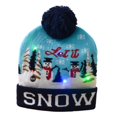 thumbnail image 2 of Gorro de Navidad Gorro de Punto Informal Gorro de suéter para Interior y Exterior Año Nuevo muñeco de nieve del alfabeto Yuyangstore Gorro de invierno, 2 of 7