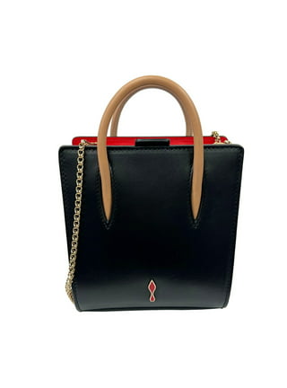 Christian Louboutin Tote Bag Black x Red Good Condition Cute