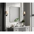 thumbnail image 6 of Elegant Decor Contour Metal Square Mirror 48x48 in Silver, 6 of 7