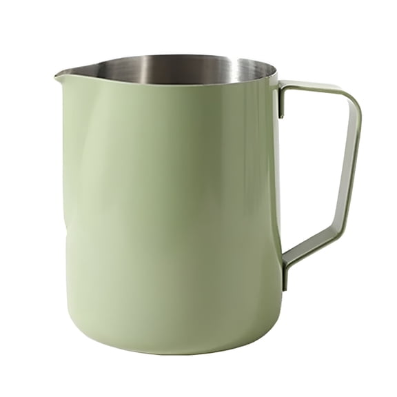 ACDANC 1 Pack 350/600ml Latte Coffee Cup Stainless Steel Milk Froth Cup Frother Cup 350ml Green