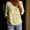 Multicolor, variant on Zysthvn Casual Tops for Women 3/4 Sleeve Tunic Floral Summer T Shirts for Women Breathable Loose Fit V-Neck