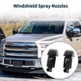 thumbnail image 3 of Unique Bargains Windshield Washer Nozzle for Toyota Sienna 2000-2011  Front Black With 2 Pcs Gasket,2 Pcs1 Meter Fluid Hose 1 Set, 3 of 7