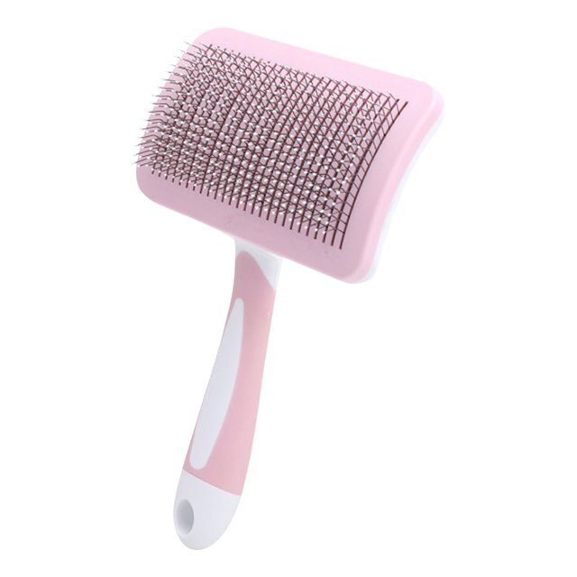 Cepillo Para El Aseo De Perros Y Gatos. Herramienta Suave Para Eliminar El Pelo Muerto Con Plástico, Para Uso En Interiores Y Exteriores.