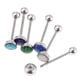 thumbnail image 4 of 6pcs Hipoalergénico de material acero Inoxidable Barbell Tongue Ring Navel Bar Anillos 14G, 4 of 9