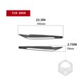 thumbnail image 3 of stanreset 2Pcs Stickers Carbon Fiber Trim Headlight Cover Accessories Eyebrows Sticker Replacement for X5 F15 2014 2018, 3 of 6