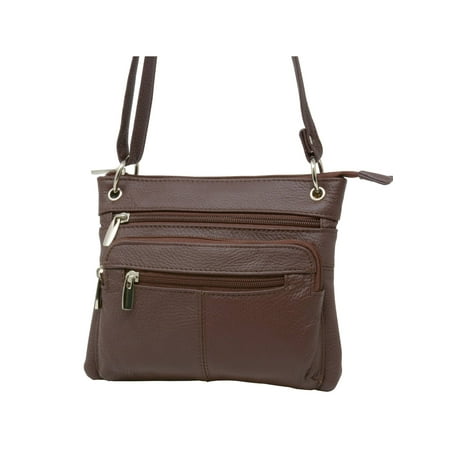 Women's Leather Purse Cross Body Shoulder Bag Handbag (The Best Purse Organizer)