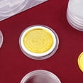 thumbnail image 3 of 100pcs Coin Cases Commemorative Coin Storage Boxes Coin Collection Case Coin Holder, 3 of 5