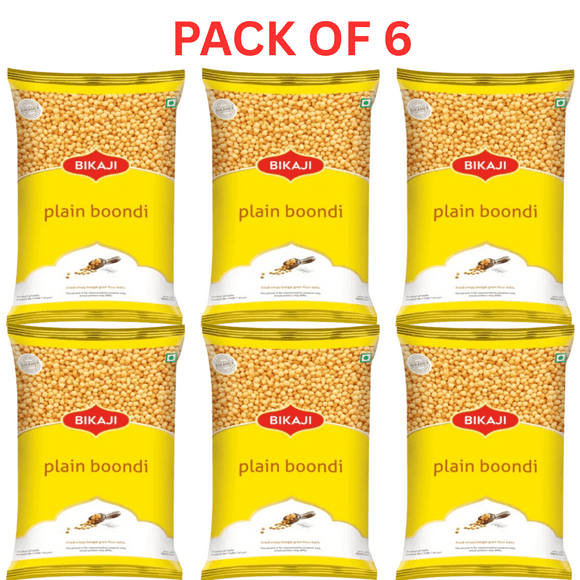 BIKAJI BOONDI PLAIN 140G X 6