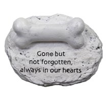 Home & Garden Memorial Dog Bone Polyresin Sympathy Bereavement 17984 Gone