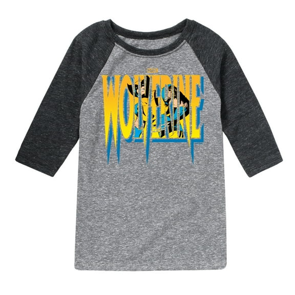 Marvel Wolverine - Logo - Toddler and Youth Raglan