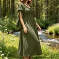 thumbnail image 7 of Women's Palace Dresses Long Sleeve Loose Solid Color Elegant Halloween Costume Party Dress, 7 of 7