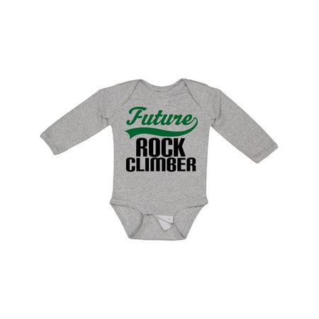 

Inktastic Future Rock Climber Gift Baby Boy Long Sleeve Bodysuit