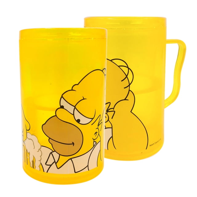Tarro de Doble Pared de Plástico Ambient 21 Homero Simpson 360 mililitros