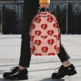 thumbnail image 2 of Disketp Basset hound dog with paw Mochila Escolar de 15 Pulgadas, Mochila Ligera para Estudiantes, Viajes y Trabajo, Cómoda y Resistente para el Uso Diario, 2 of 6
