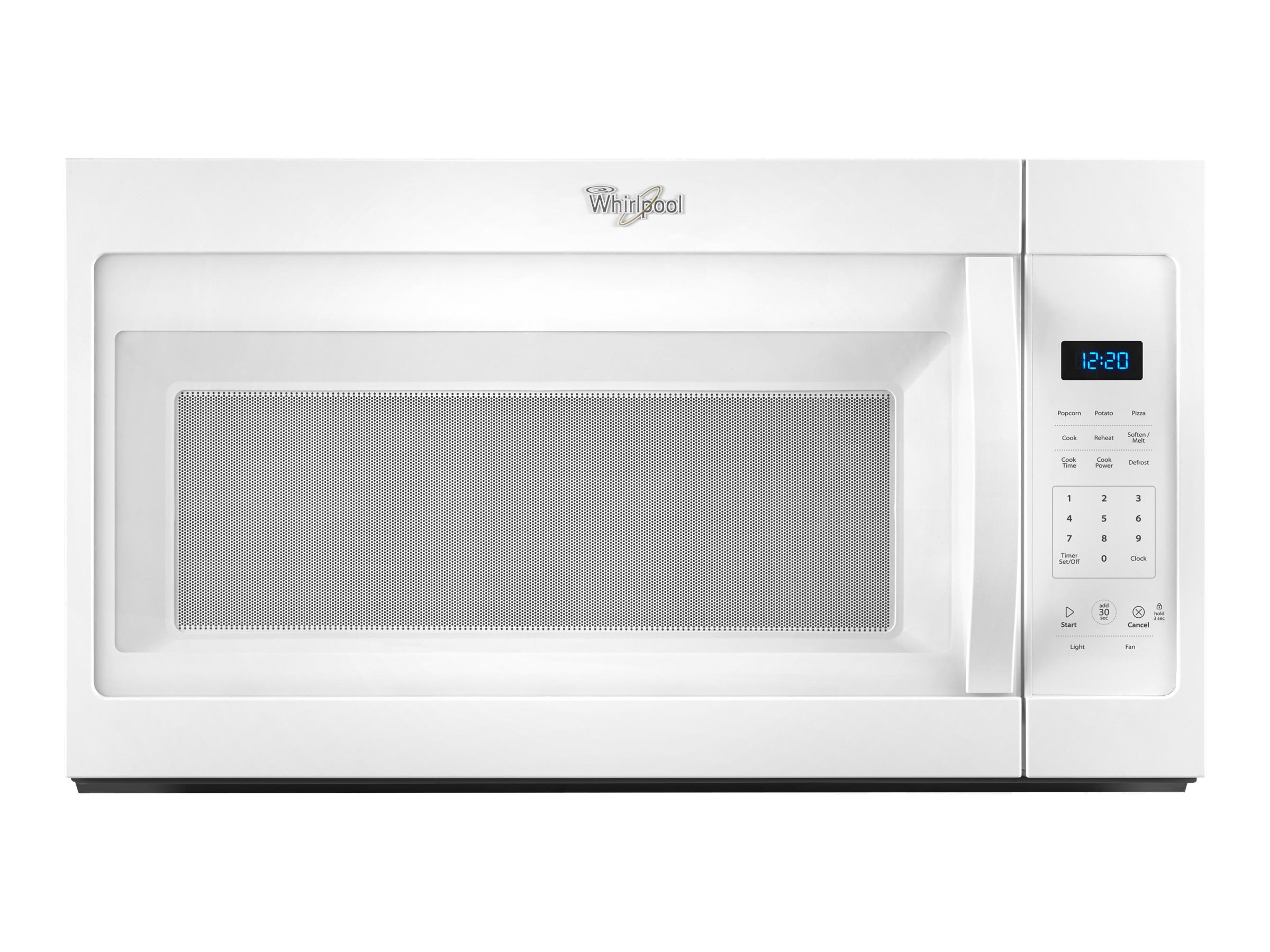 Whirlpool WMH31017FW - Microwave oven - over-range - 1.7 cu. ft - 1000 W -  white - Walmart.com
