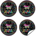thumbnail image 7 of Pinata Hittin’ Neon Fiesta Themed Thank You  Labels, 40 2" Party Circle Stickers by AmandaCreation, Great for Party Favors, Envelope Seals & Goodie Bags$$Office, 7 of 7