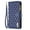 Blue, variant on Nalacover for Samsung Galaxy A54 5G Zipper Wallet Case with Magnetic Clasp Flip Folio Kickstand 9 Card Slots Luxury Premium PU Leather and Soft TPU Shockproof with Wrist Strap Cover.Blue