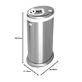 thumbnail image 3 of Bote para pañales y toallitas Ubbi Anti-olor color plata, 3 of 4