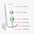thumbnail image 4 of Yucurem 2026 Upgrade 2 Way Wireless Intercom for Home, Caregiver Pager Intercom for Elderly, 500m Range Real-time Business Room to Room Communication Intercoms Wireless (White), 4 of 8