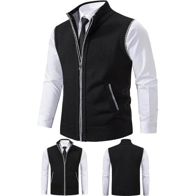 Chaleco De Lana Para Hombre |Trabajo |Diario |Ocio,Chaleco De Lana Para Hombre,Chaleco De Trabajo De Oficina De Lana Para Hombre Crazyyours,Chalecos De Ropa Exterior Para Hombre
