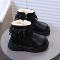 thumbnail image 6 of HUANBAI Cozy Winter Boots For Girls With Faux And Lace Trim Soft Sole Short Ankle Design For And Warmth Ideal For Cold Weather Girls Ankle Boots 2.5-3 Years, 6 of 6